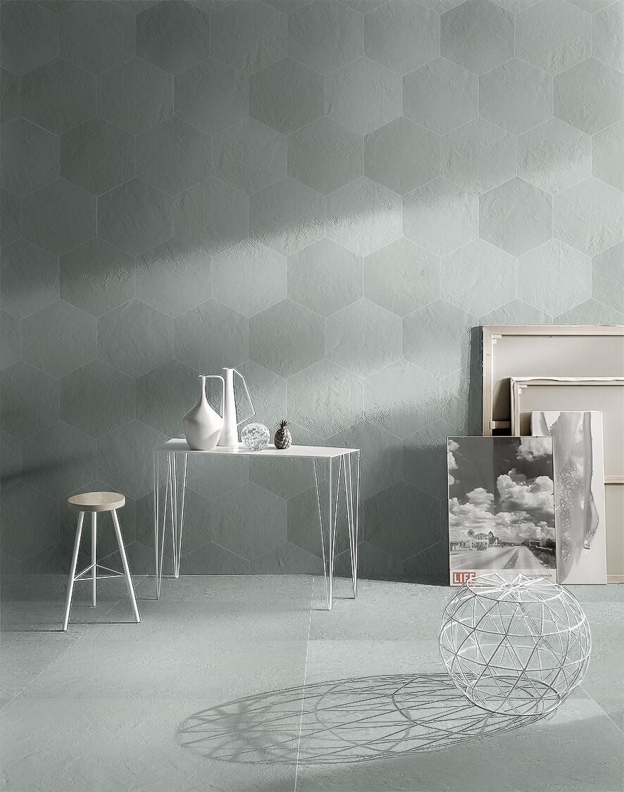 Gigacer Argilla Blauw mat 31x36