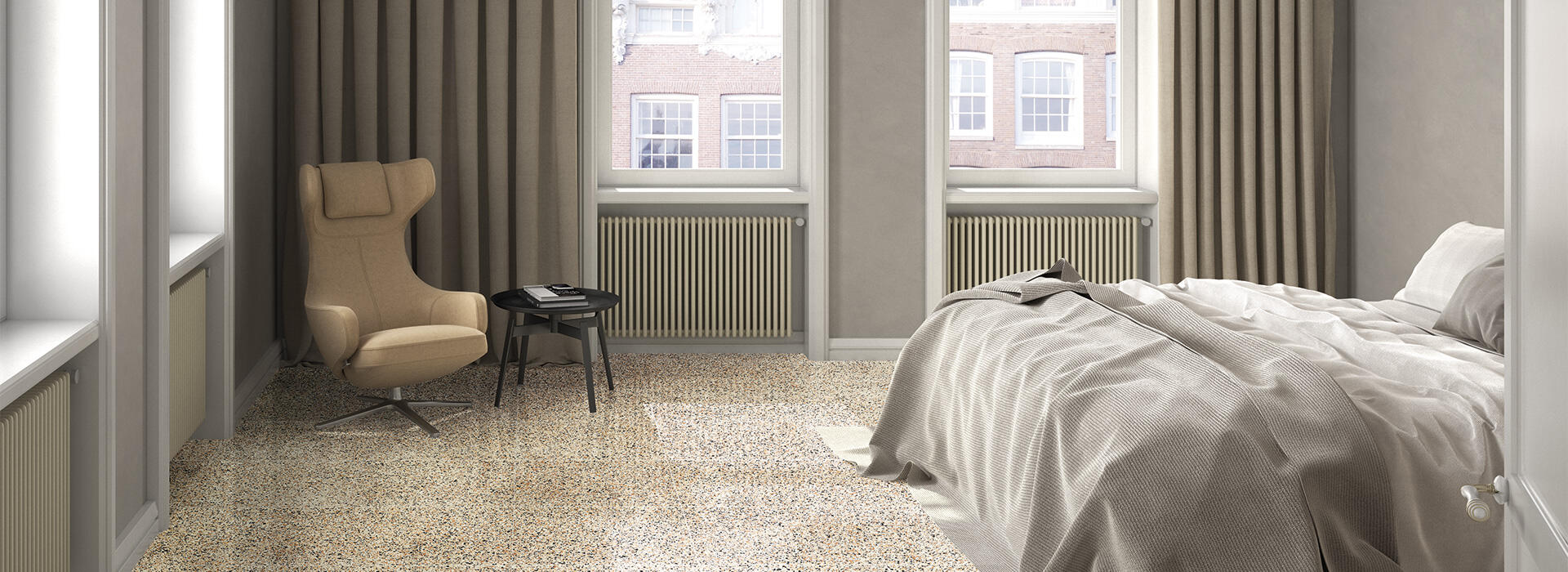 Iris Rialto Ivoor glans 120x120