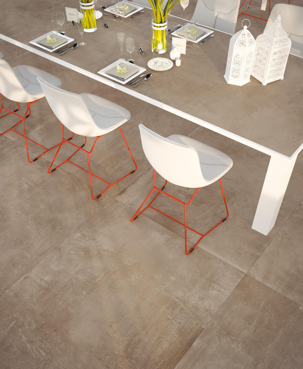 Fondovalle Portland Bruin mat 120x120