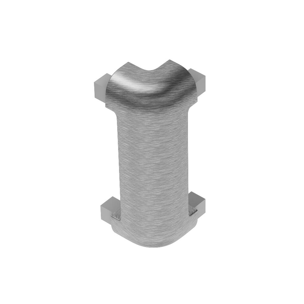 Schlueter RONDEC-STEP-CT buitenhoek 90 gr. alu chroom geborsteld H=10mm