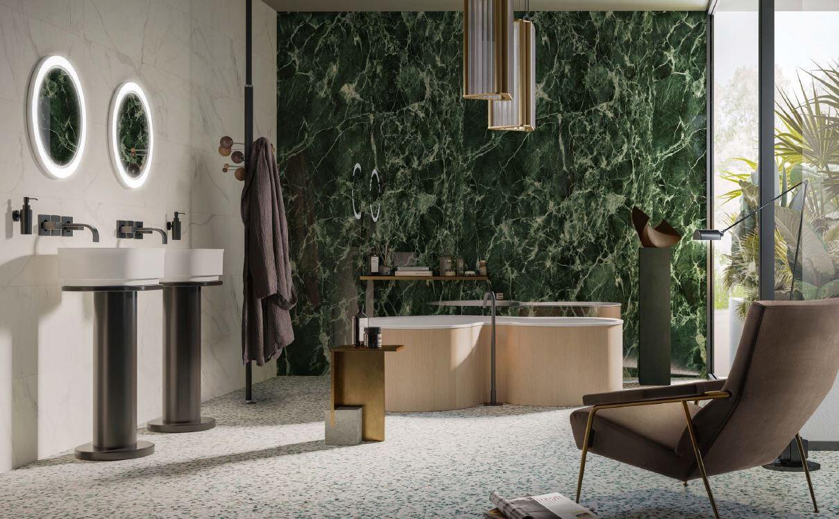 Marazzi italie Grandemarble Groen glans 120x278
