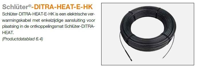 Schlueter DITRA-HEAT-E-HK 71,57m dunbed-verwarmingskabel