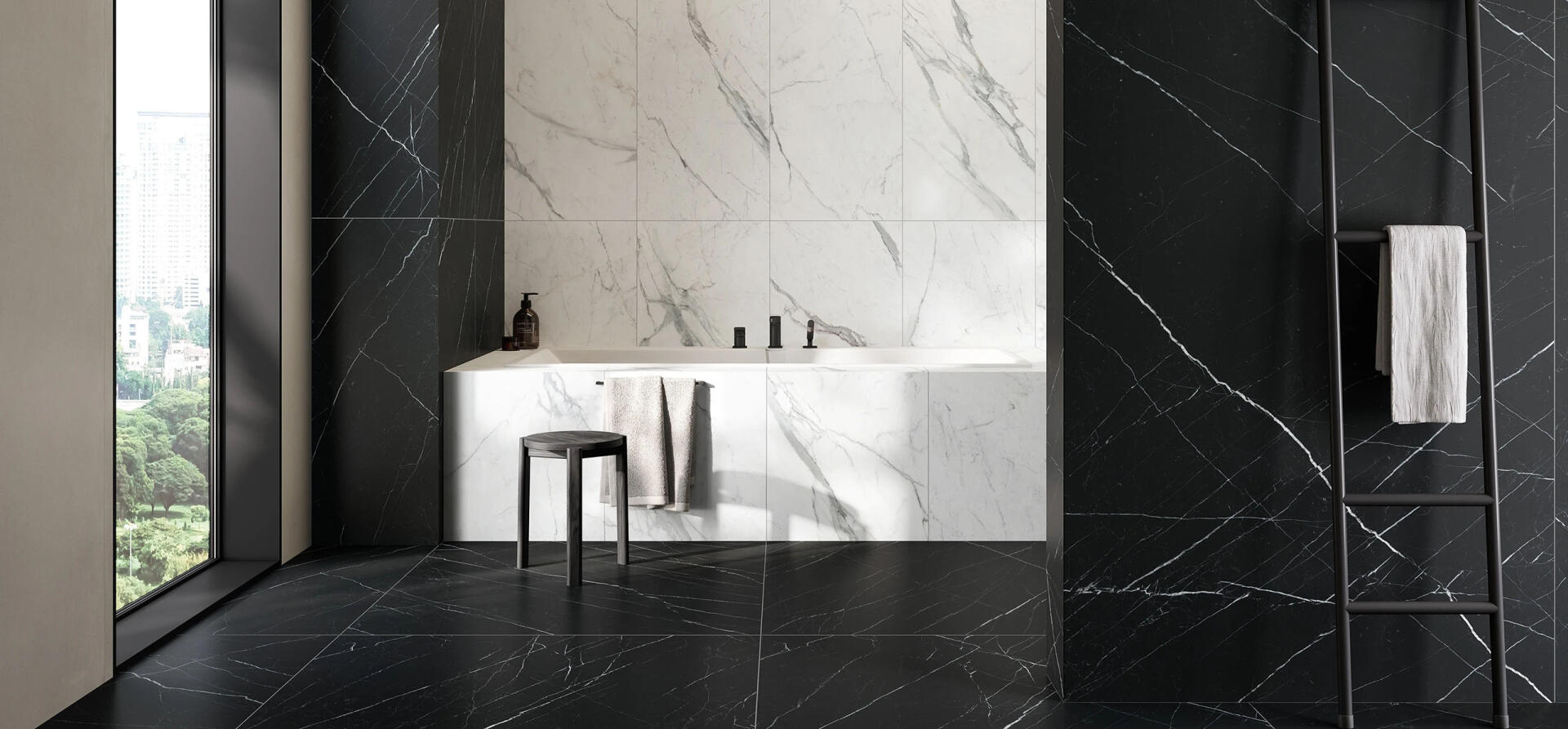 Villeroy & Boch Marble Selection Zwart glans 60x120