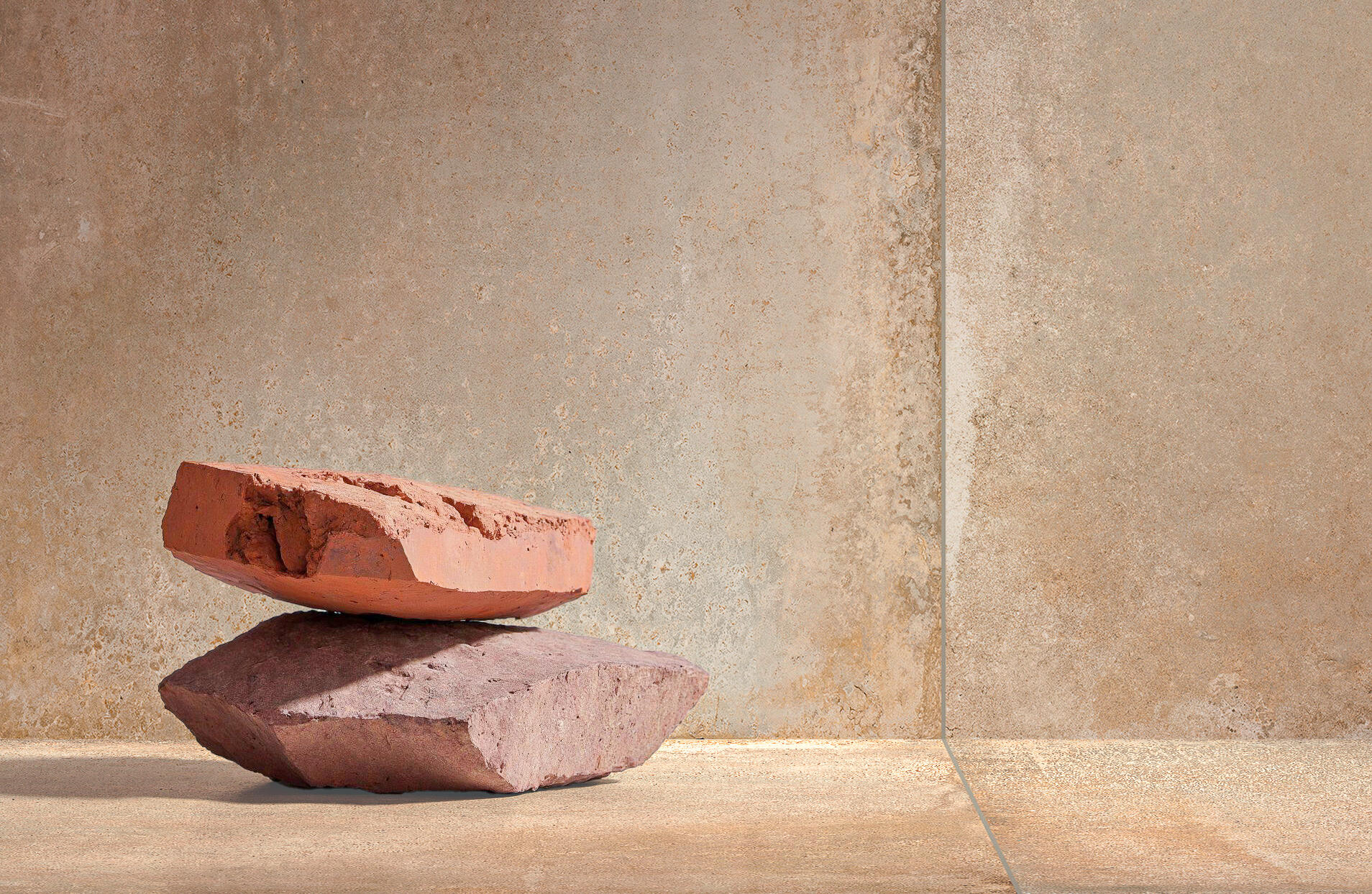 La Cueva Dutch Stone Beige mat 71x71