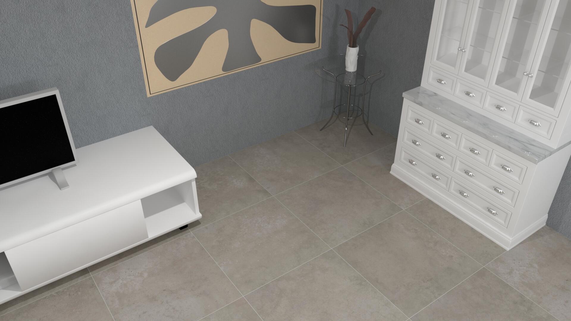 Flaviker Hyper Grijs mat 80x80