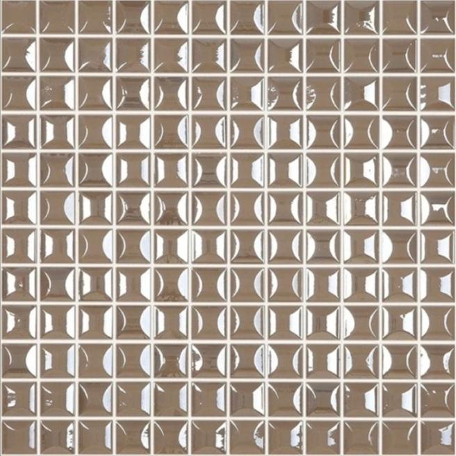 Grandeur Glass Bruin glans 32x32