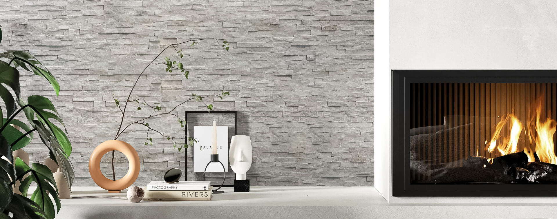 Stabigo Stone Panel Wit 16x50