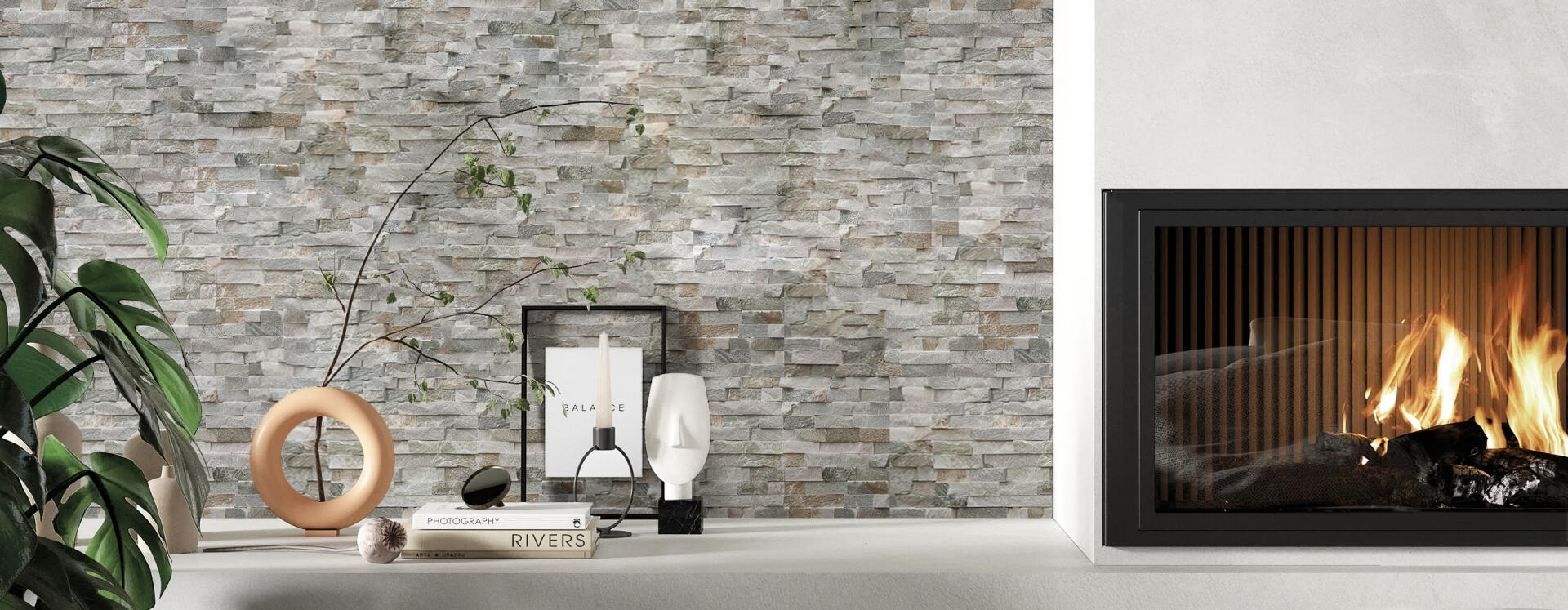 Stabigo Stone Panel Grijs 16x50