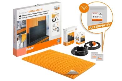 Schlueter DITRA-HEAT-E-DUO-WS volledige set S11 ontkoppeld 2,4 m2 verwarmd