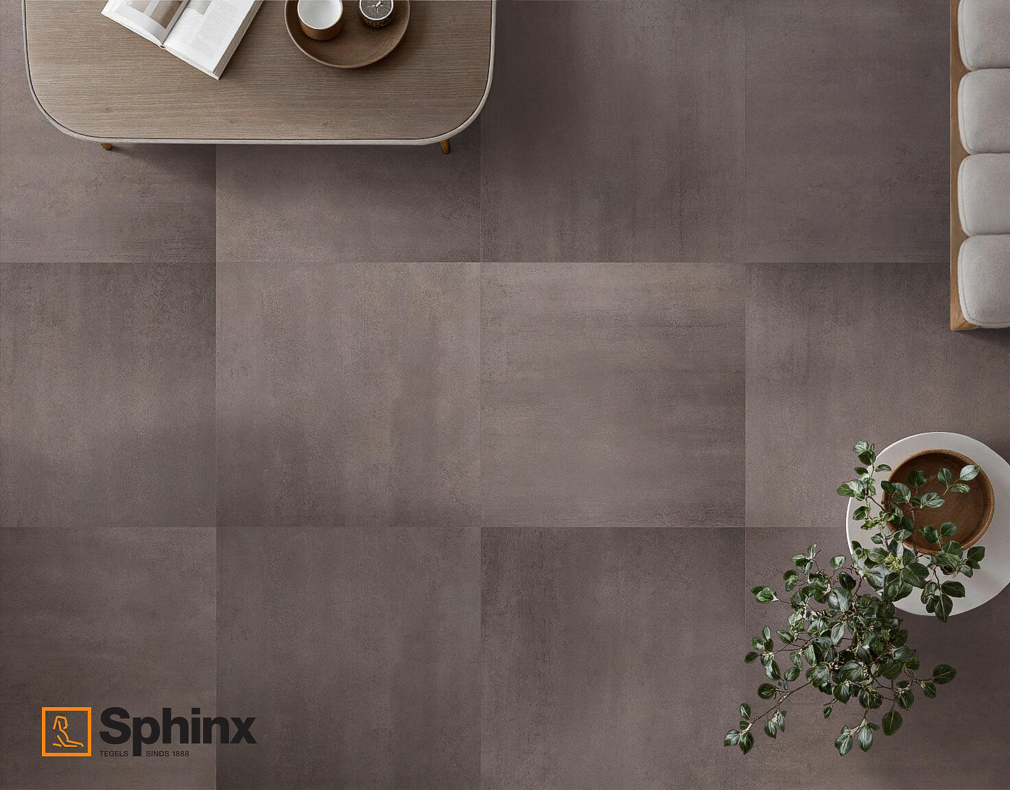 Sphinx Basilica Grijs mat 60x60