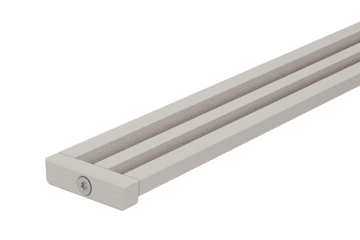 Schlueter KERDI-LINE-VARIO hol afwateringsprofiel alu structuur-gecoat beigegrijs TSBG D10 Wave L=1200mm