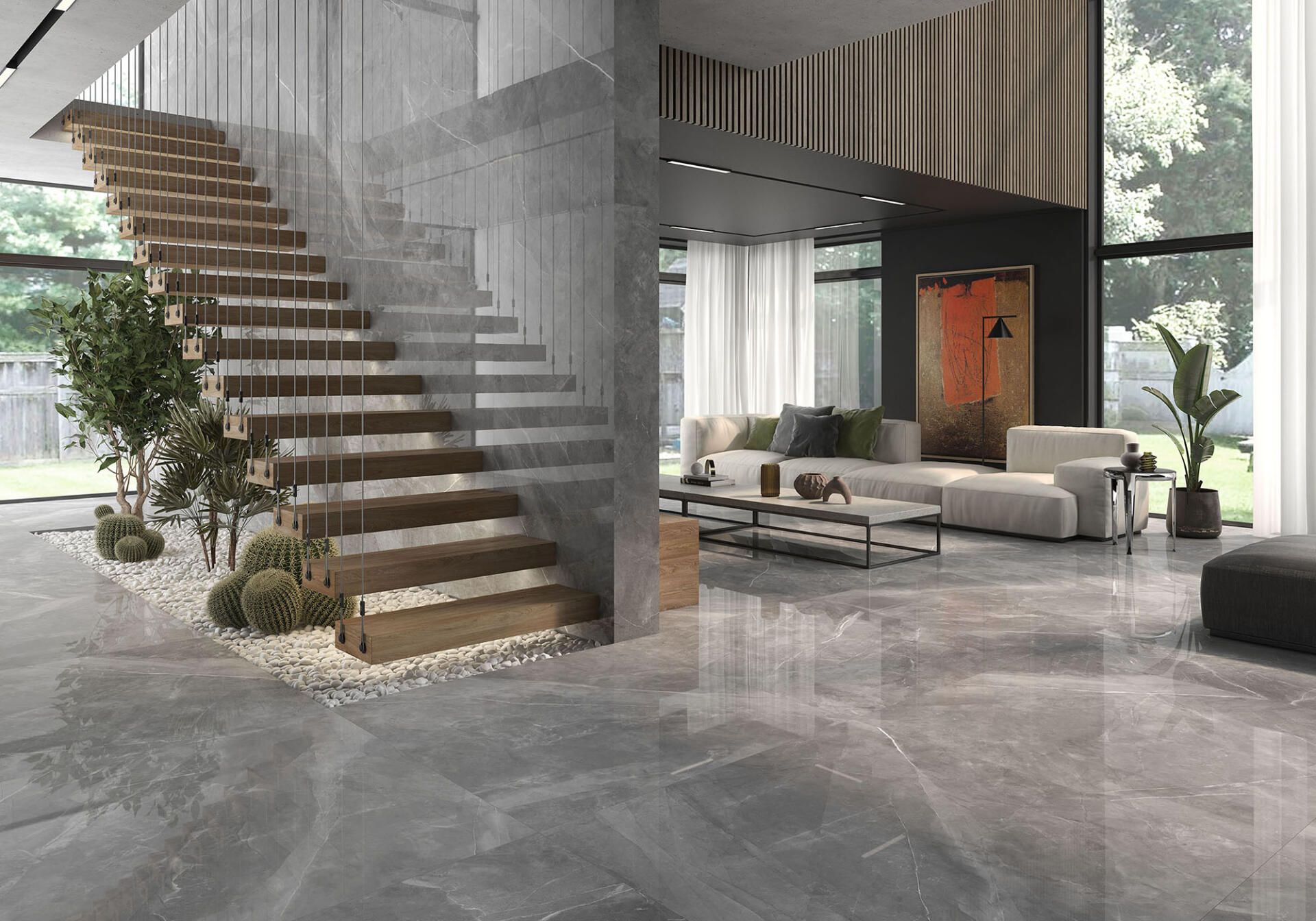 Geo Tiles Magda Grijs mat 60x120