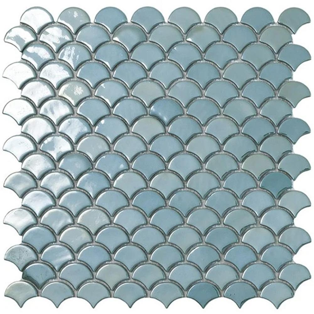 Grandeur Glass Turqoise glans 32x32
