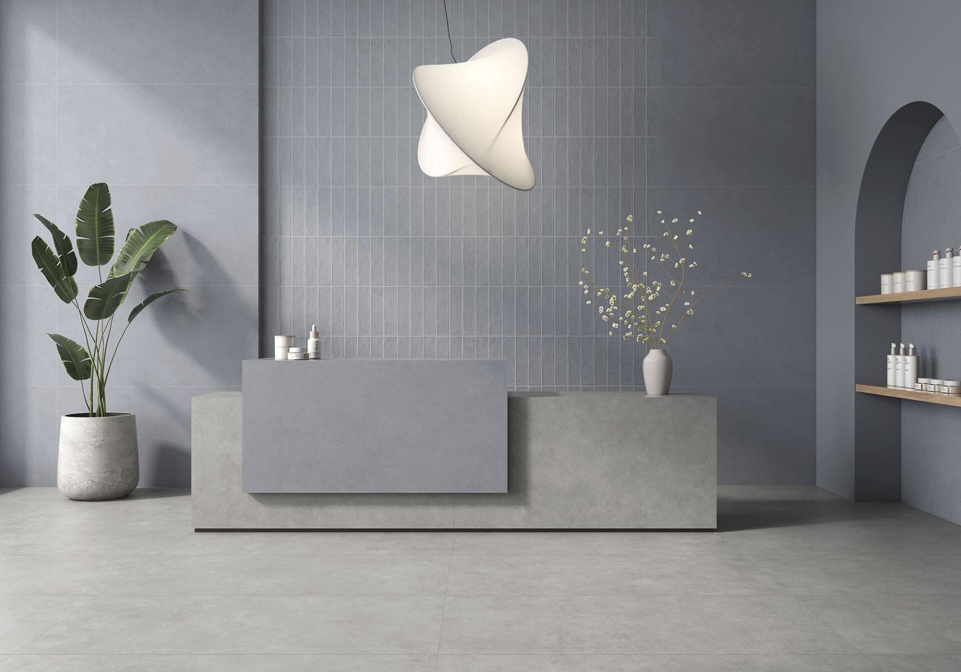 Geo Tiles Zero Grijs mat 60x120