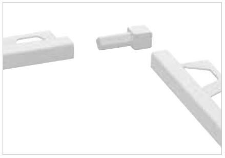 Schlueter QUADEC-TSDA buitenhoek 90 gr. alu structuur-gecoat donker antraciet H=11mm