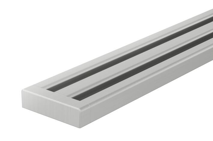 Schlueter KERDI-LINE-VARIO hol afwateringsprofiel RVS geborsteld D10 Wave 42 L=1200mm