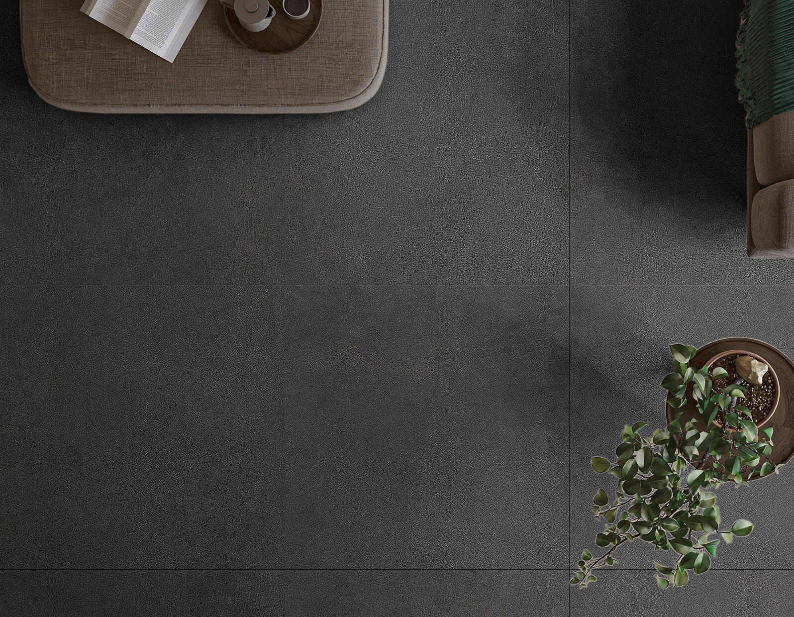 Rak Paleo Antraciet mat 80x80