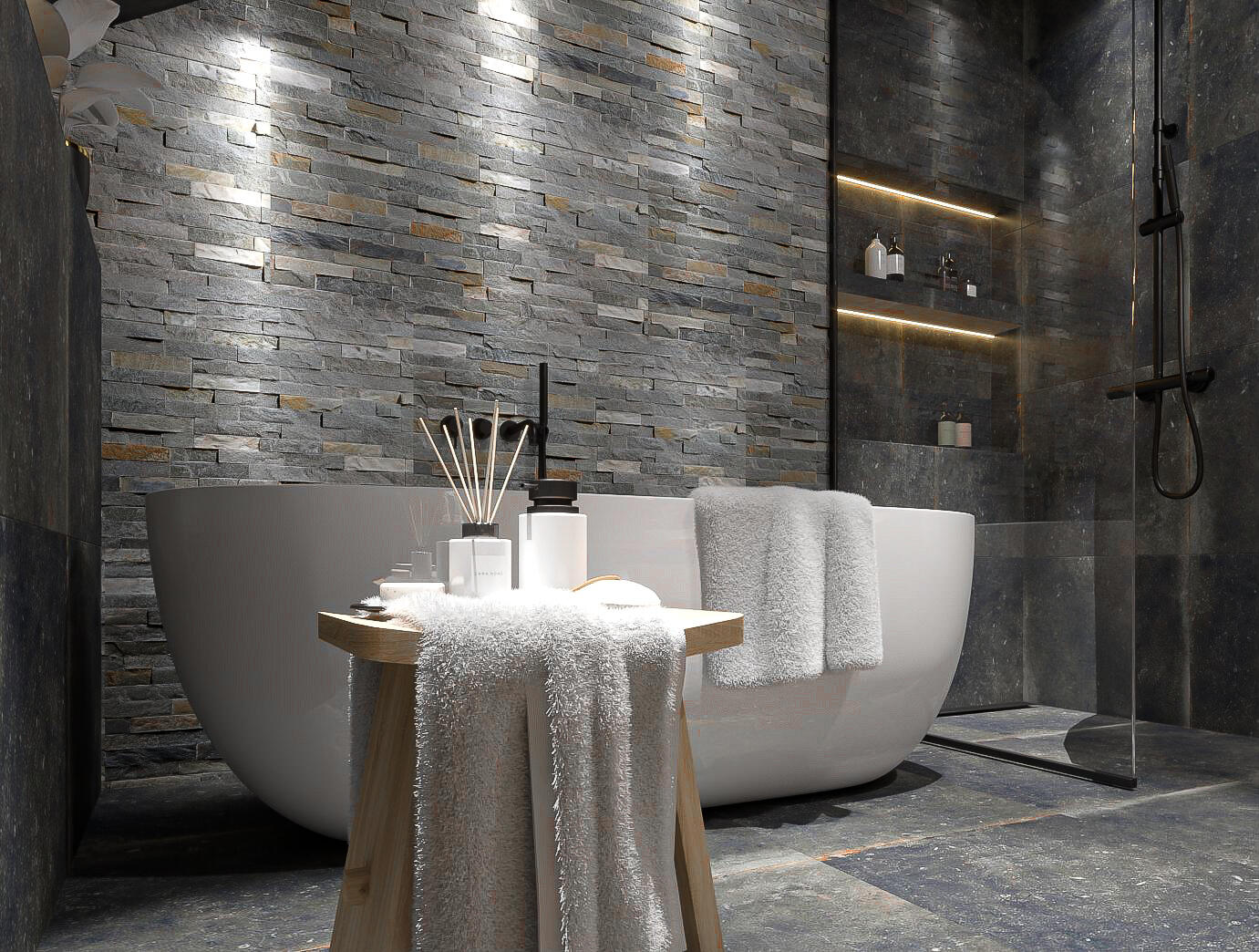 La Cueva Dutch Stone Zwart mat 60x60