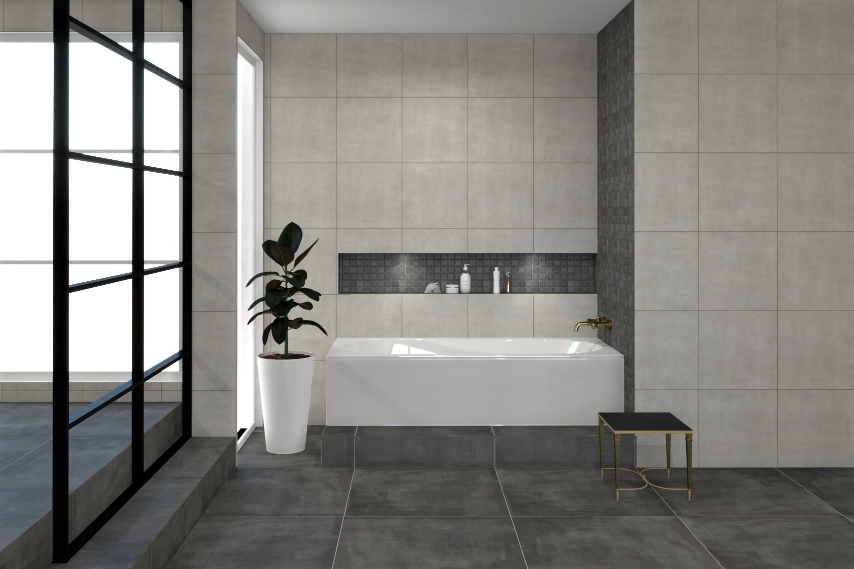 Villeroy & Boch Spotlight Grijs mat 45x45
