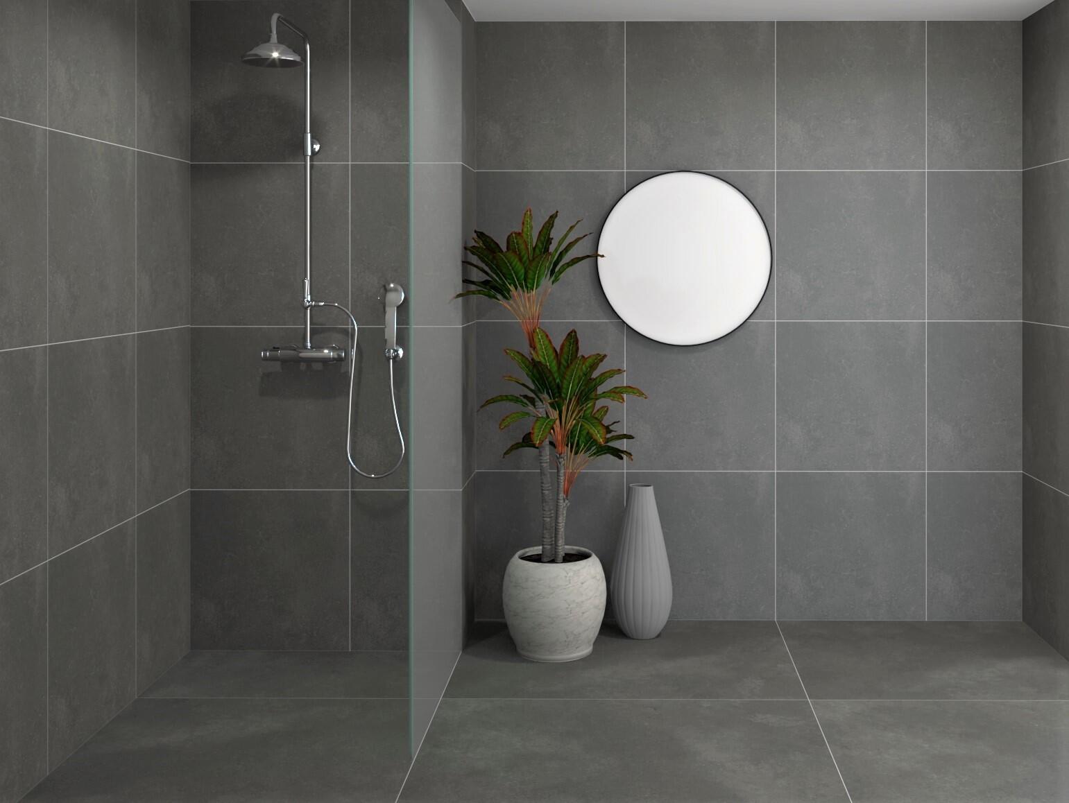 Villeroy & Boch Hudson Antraciet mat 60x60