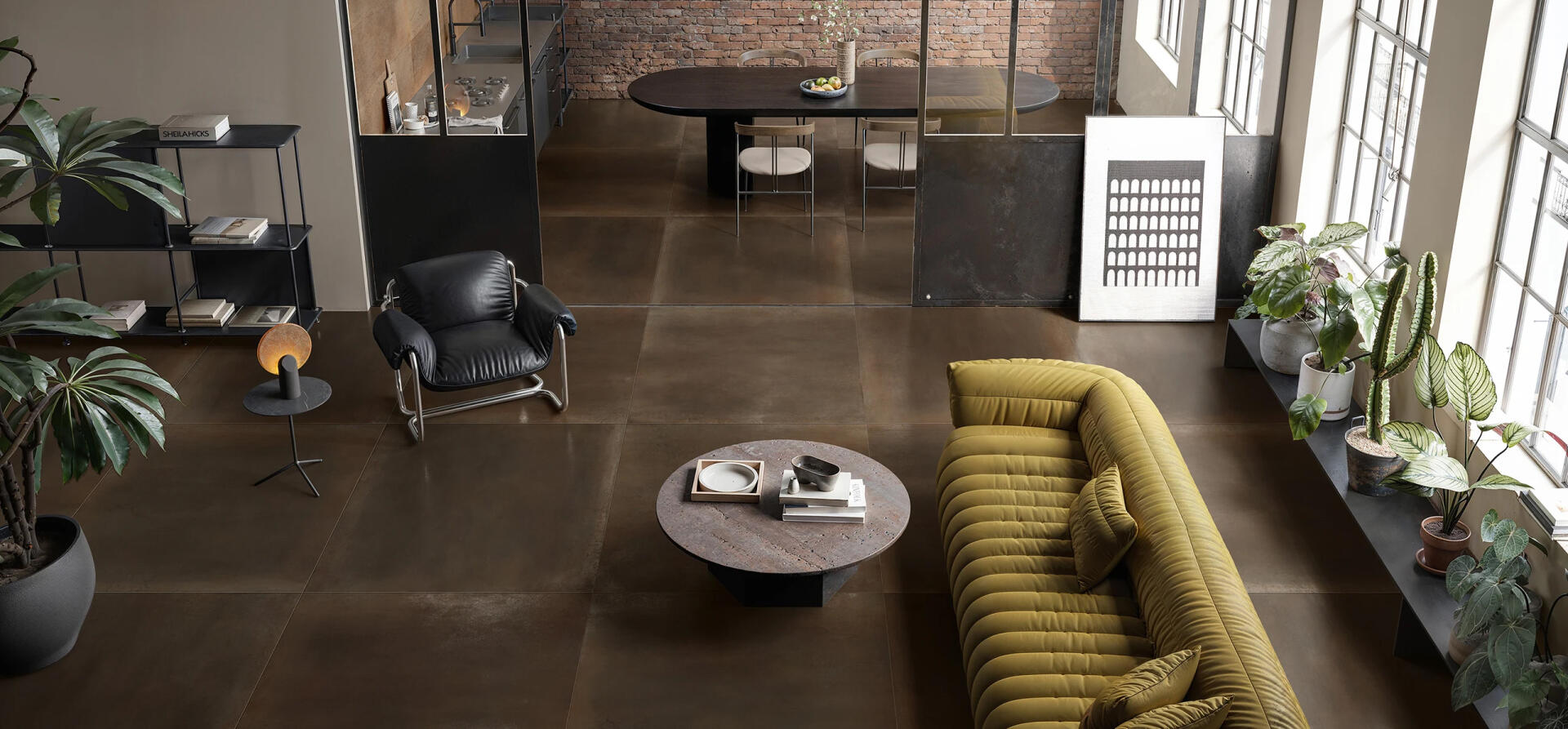 Villeroy & Boch Metalcraft Bruin mat 120x120