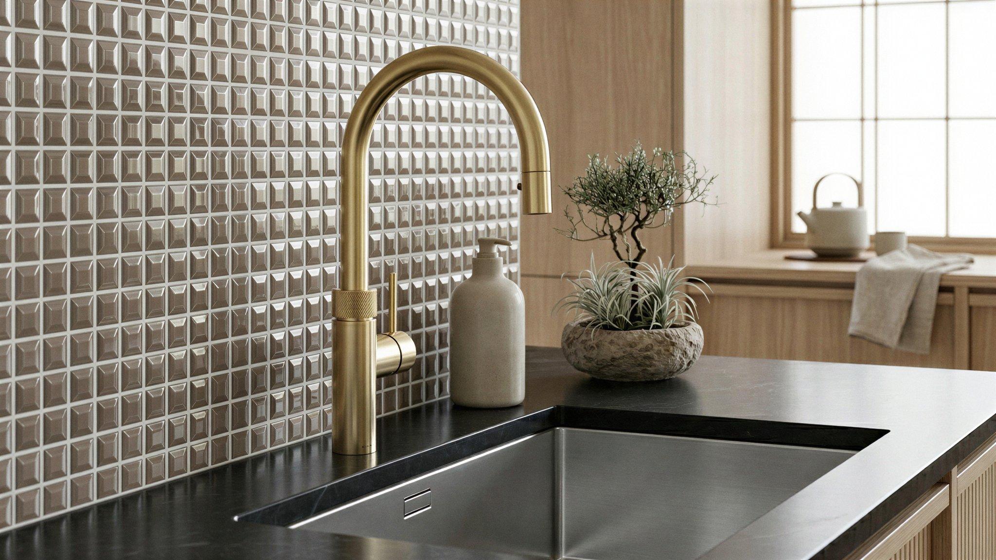 Grandeur Glass Bruin glans 32x32