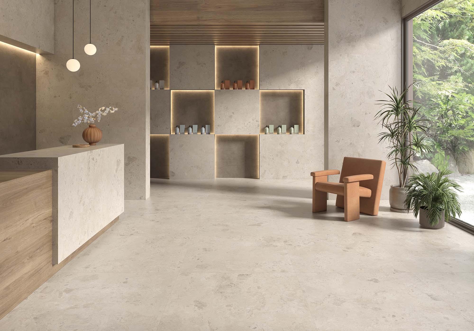 Geo Tiles Stratos Breccia Grijs mat 100x100