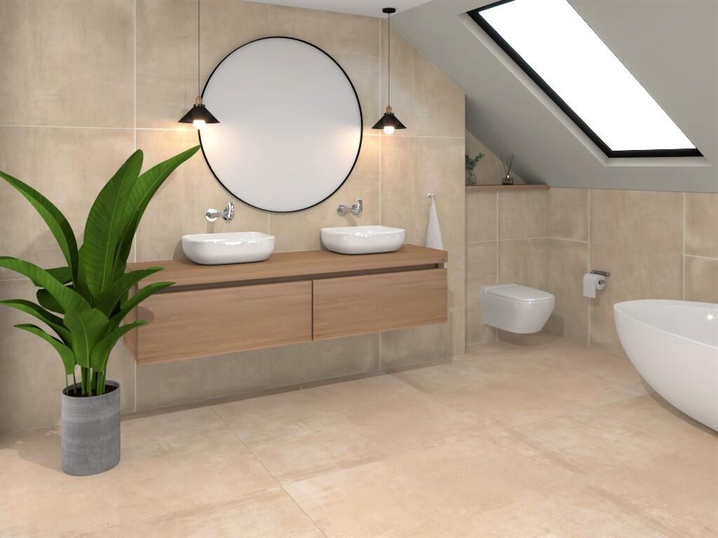 Fondovalle Portland Beige mat 80x80