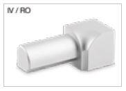 Schlueter RONDEC-TSSG binnenhoek 90 gr. alu structuur-gecoat steengrijs H=10mm