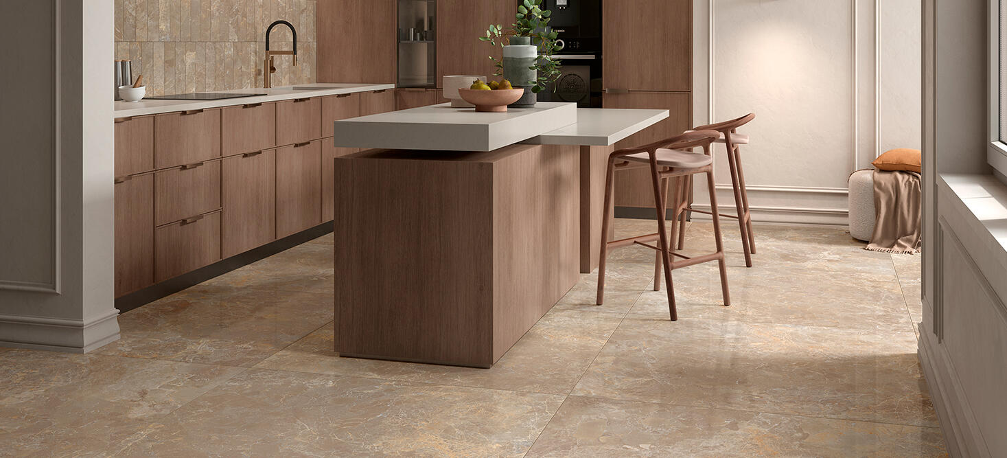 Verde Cosmopolitan Bruin mat 120x120