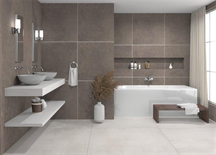 Fondovalle Planeto Grijs mat 80x80