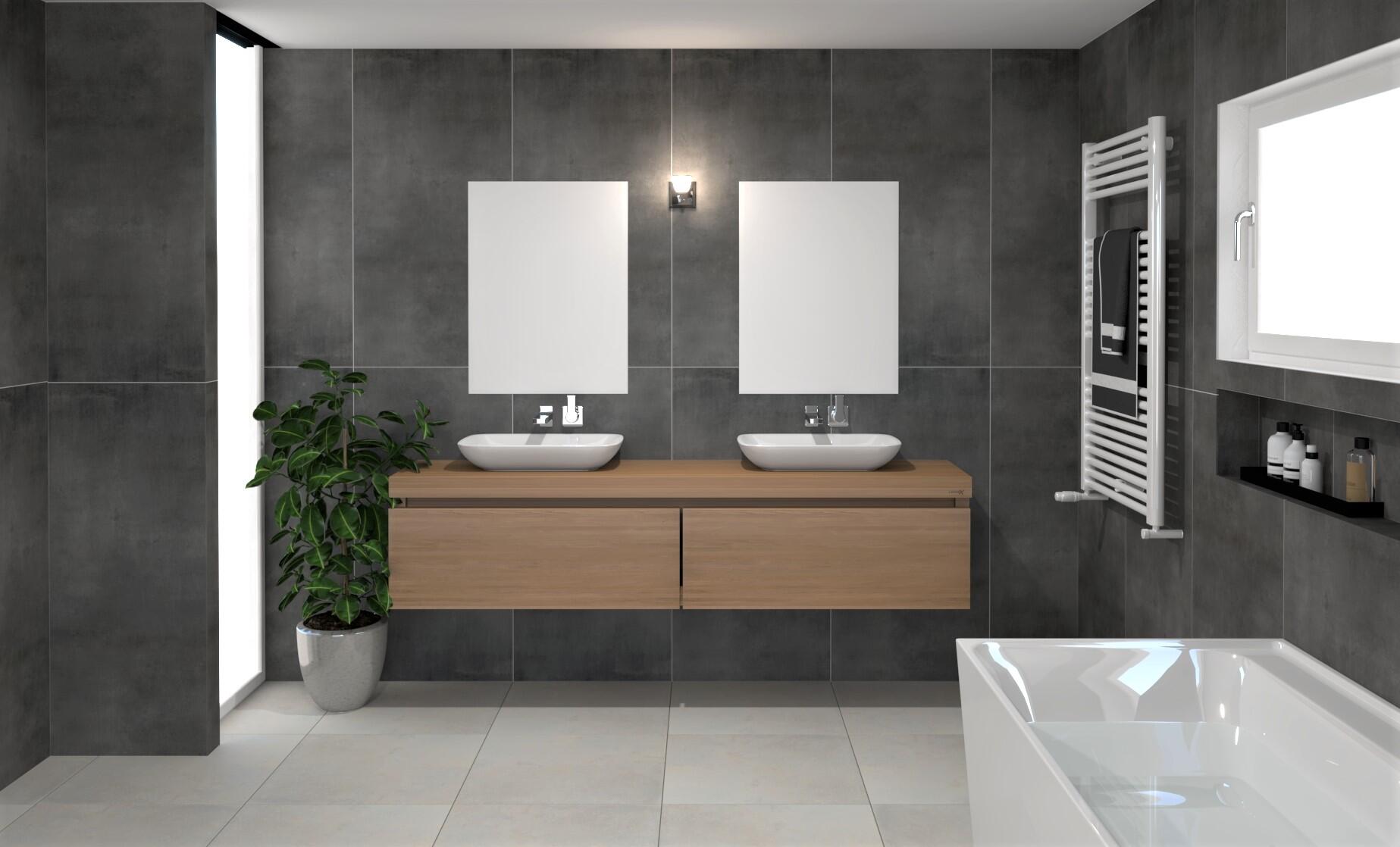 Villeroy & Boch Spotlight Optim Antraciet mat 60x120
