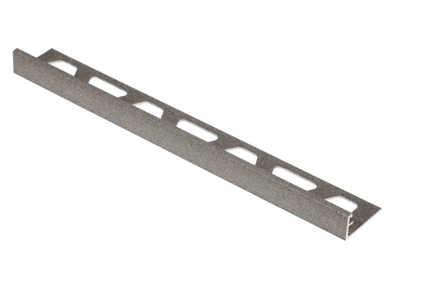 Schlueter SCHIENE-TSSG decoratief profiel alu structuur-gecoat steengrijs H=6mm L=2500mm