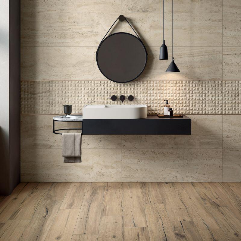 Flaviker Navona Bruin mat 30x30