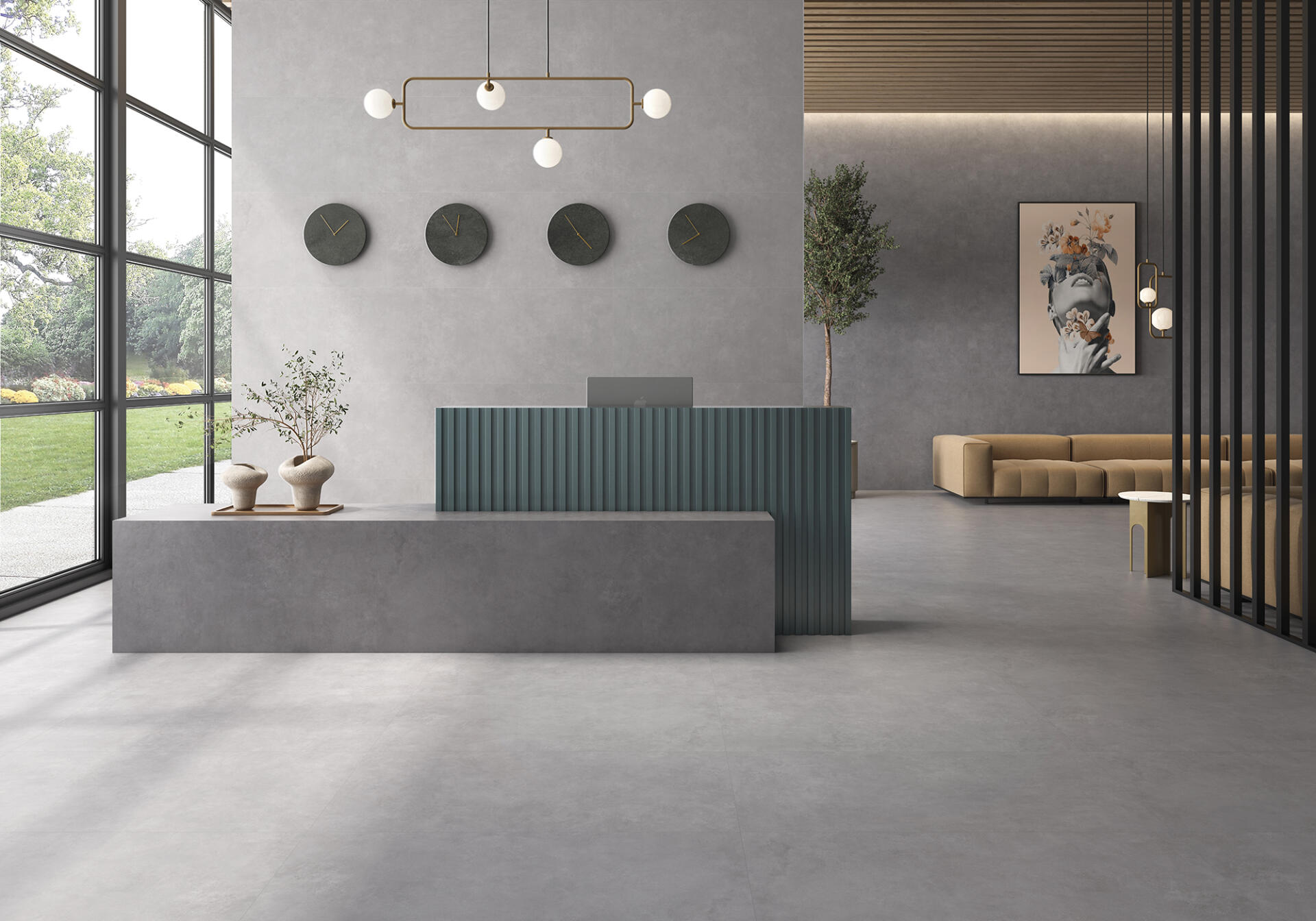 Geo Tiles Zero Grijs mat 60x120