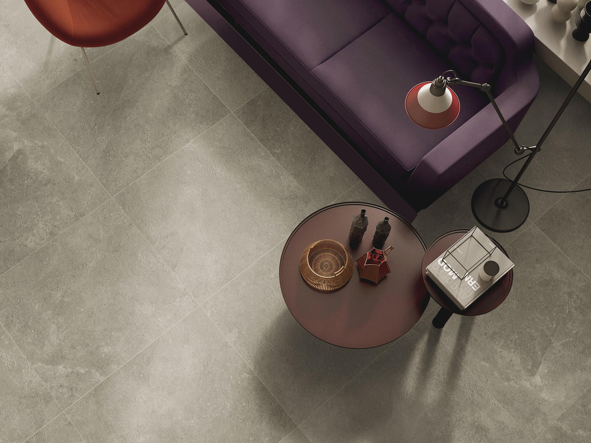 Bojules Liberty Grijs mat 60x60