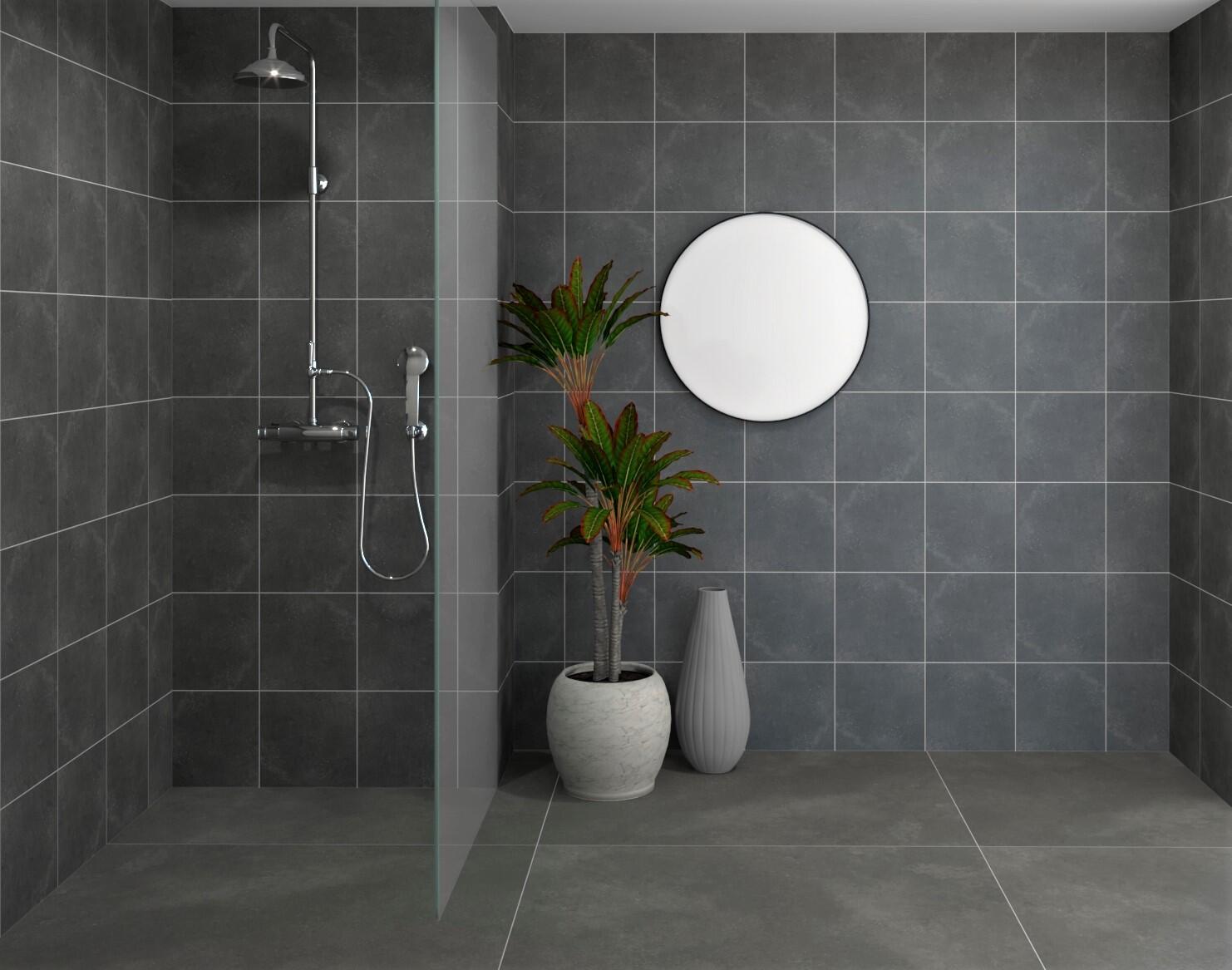 Villeroy & Boch Hudson Optima Grijs mat 120x120