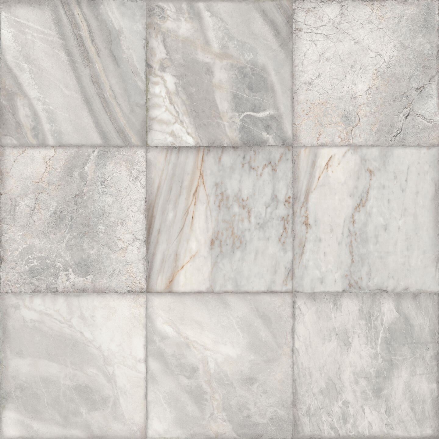 Tagina Marmi Imperiale Grijs mat 90x90