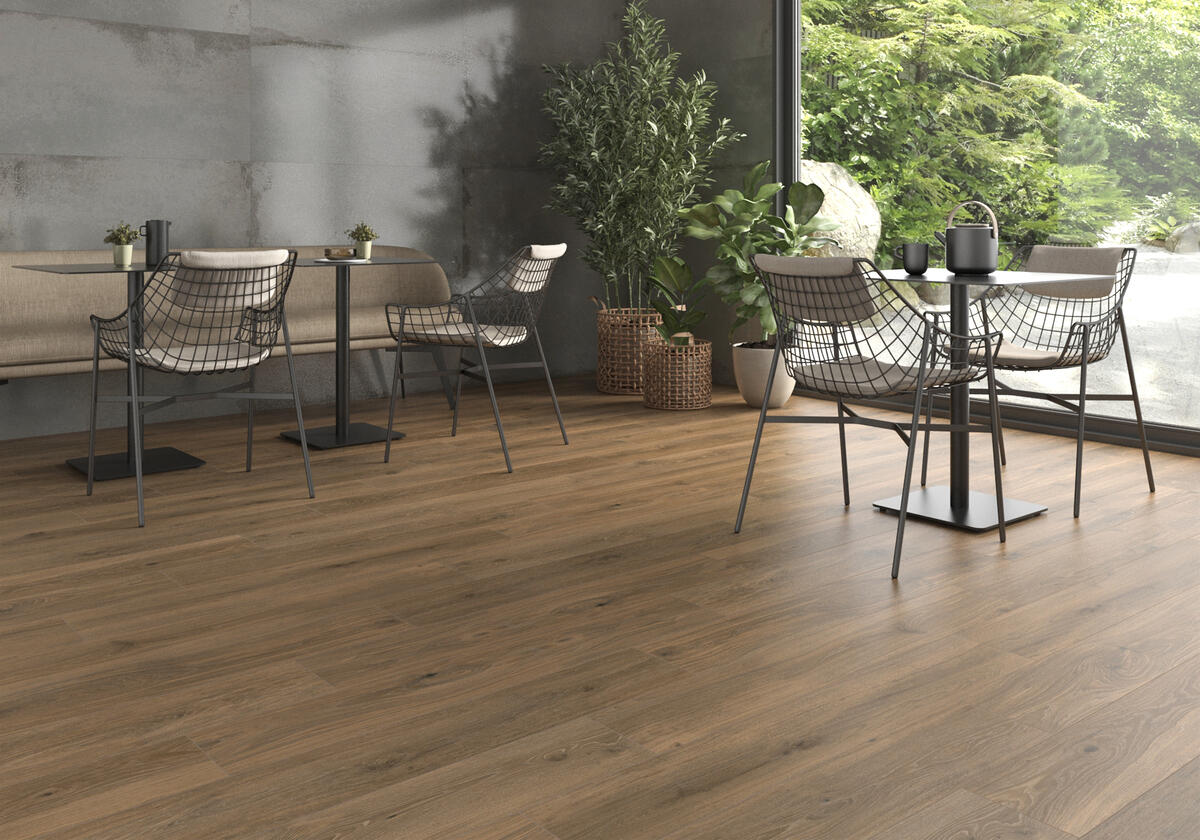 Geo Tiles Haru Bruin mat 20x120