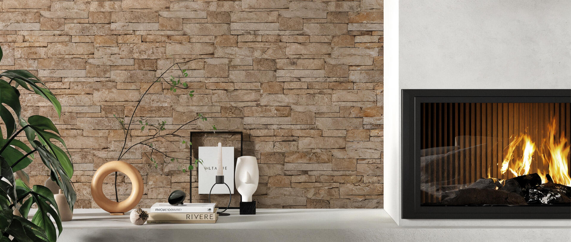 Stabigo Stone Panel Grijs 20x50