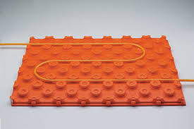 Schlueter BEKOTEC-EN/PF dekvloernoppenplaat met folie 75,5 x106 cm = 0,8 m2
