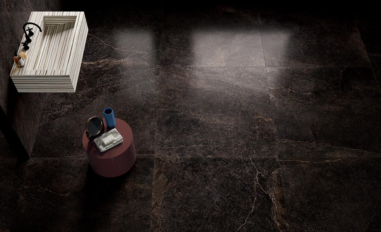 Fondovalle Planeto Bruin mat 120x120