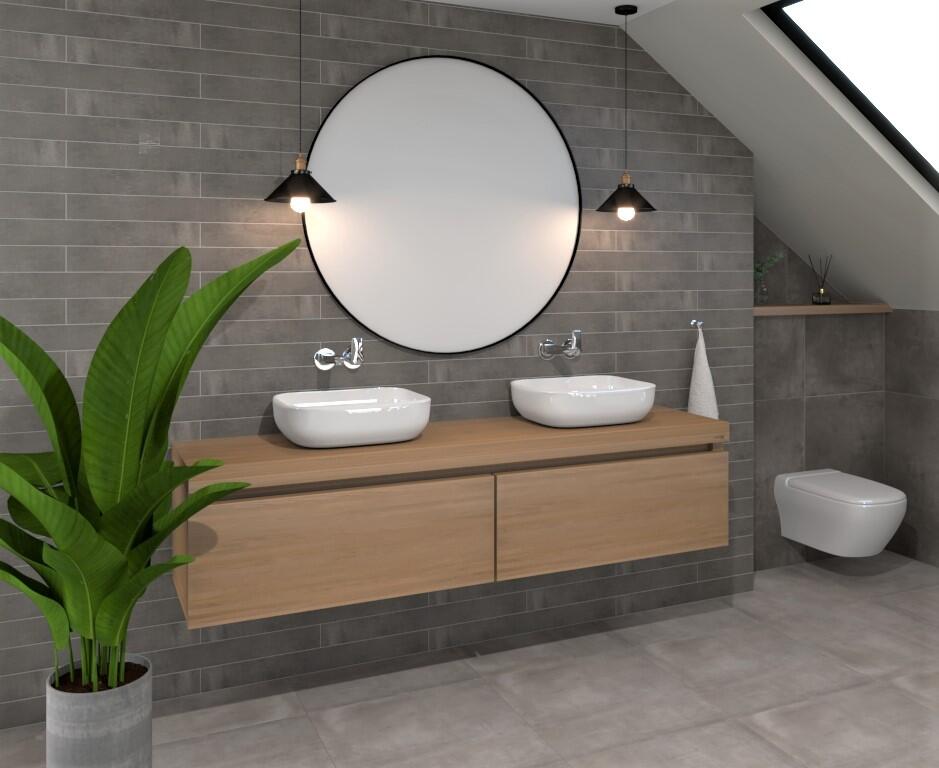 Fondovalle Portland Antraciet mat 8x80