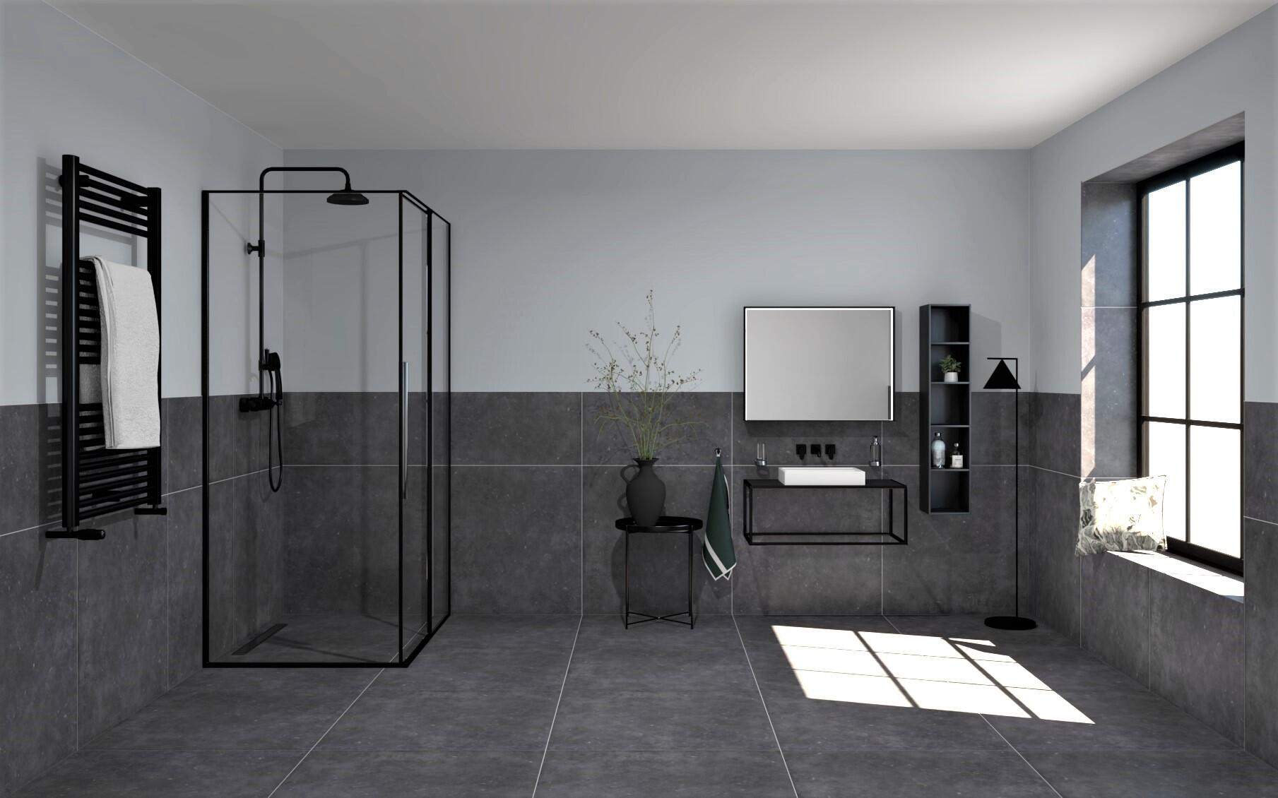 La Cueva Dutch Stone Antraciet mat 80x80