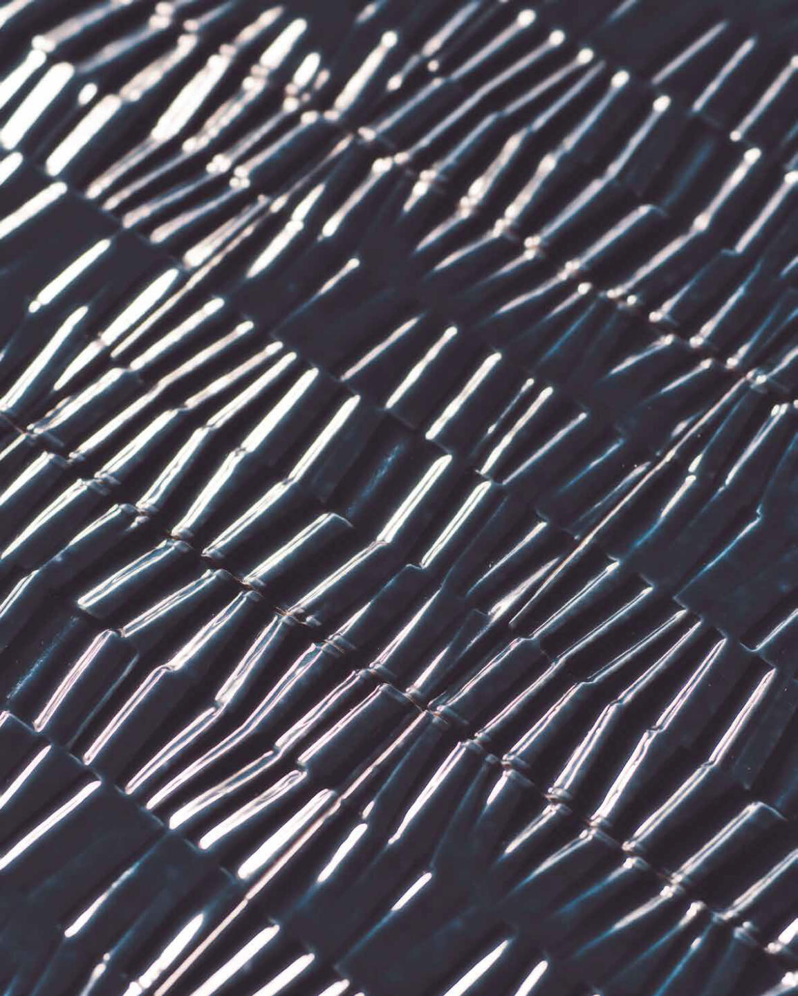 Gigacer Bamboo Blauw glans 15x15