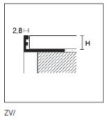 Profilpas (mapei) Jolly Zilver