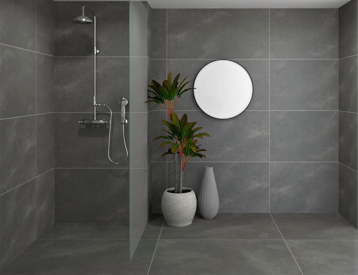 Villeroy & Boch Hudson Antraciet mat 60x120