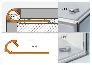 Schlueter RONDEC-PRO decoratief profiel PVC zuiver wit H=8mm L=2500mm