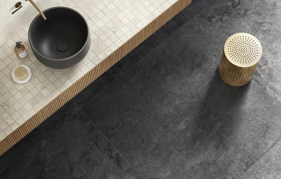 Del Conca Lavaredo Zwart mat 60x60
