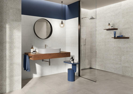 Villeroy & Boch Purebase Grijs mat 80x80